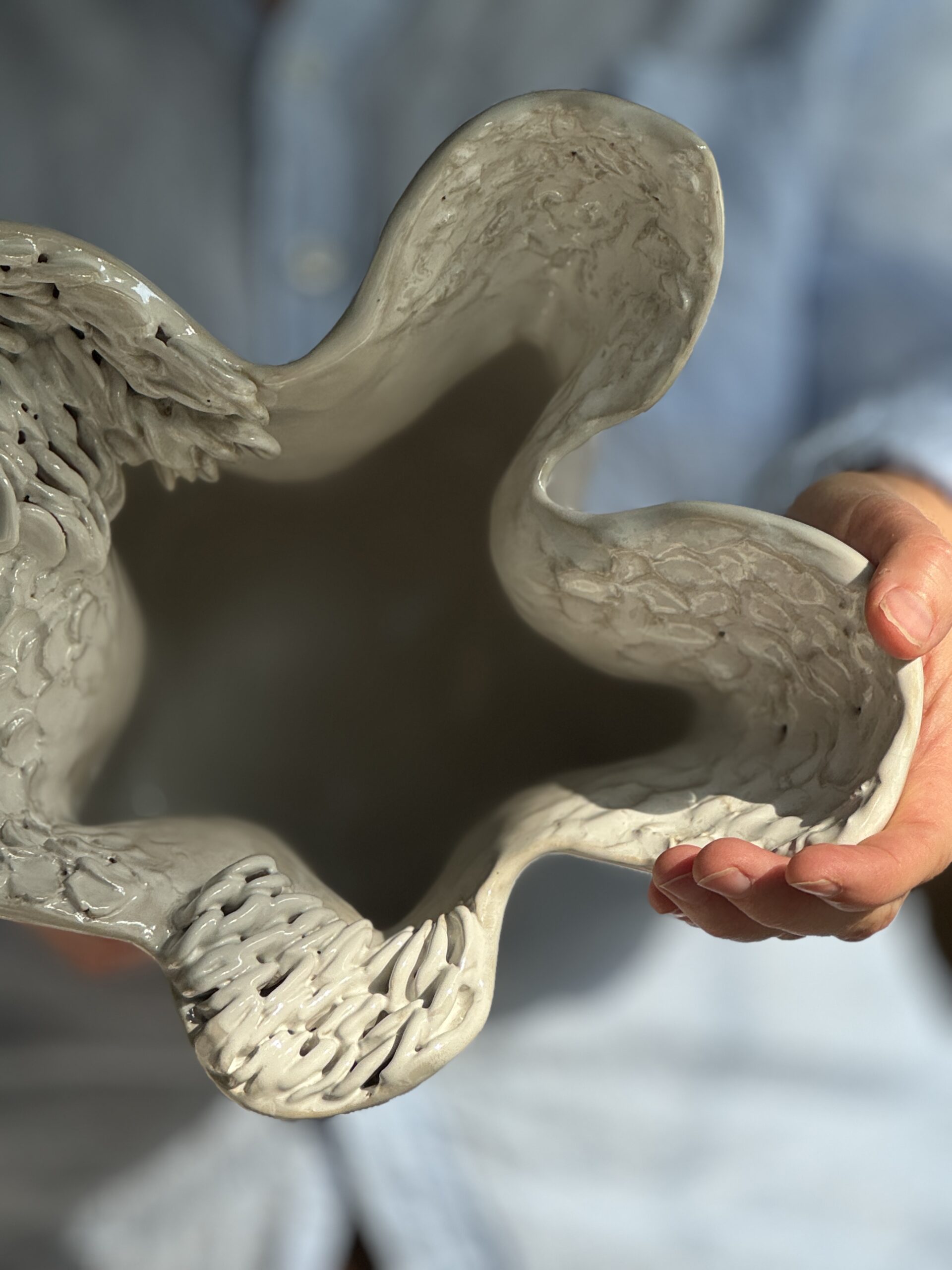 Art object white glazed - Image 5