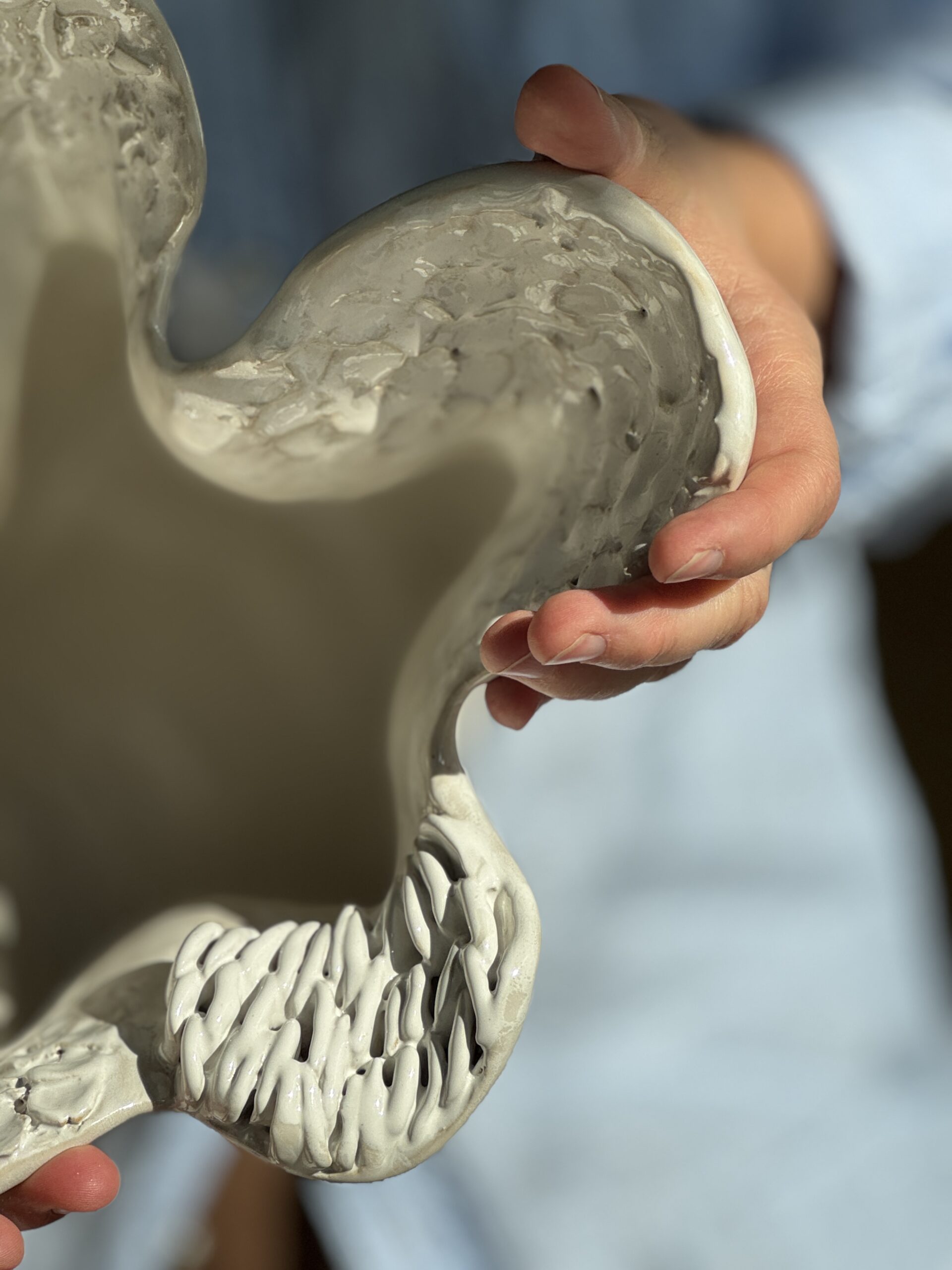 Art object white glazed - Image 3